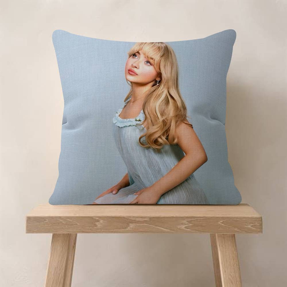 Fashion Singer SSabrina CCarpenter Pillow Cover Sofa Cushion Cover Home Room Decoration Children Gift
