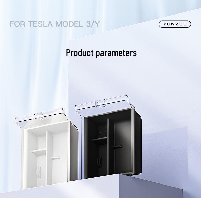 Silicone Ice Box for Tesla Model 3/Y Center Console Storage