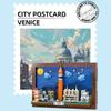 Non-Toxic 580Pcs Venice City Postcard Building Blocks Hanging Mural Toys Children'S Assembly Building Blocks Adult Gifts Bricks Toys 4928