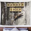 Vintage Barber Shop Welcome Hippie Wall Hanging Tapestries Bohemian Wall Tapestries Mandala INS Home Decor