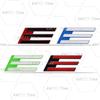 SQOB1 3D Car Sticker E Electric Vehicle Logo Metal Emblem Badge Decals For Peugeot EV 2008 308 306 5008 4008 3008 508 iOn 208 307 RCZ
