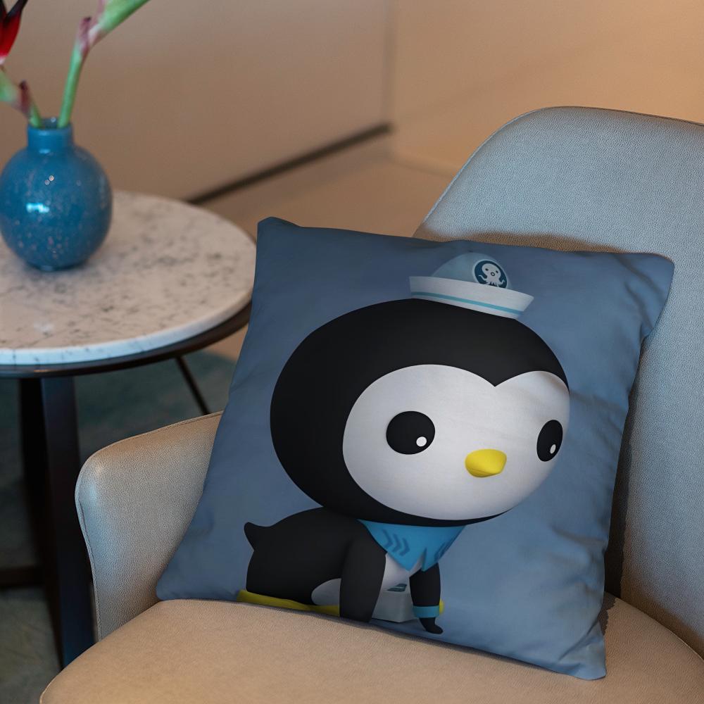 Little column under the sea Cushion Cover 2-in-1 Reversible Plush Pillow Cover | Car/Sofa/Bed | Perfect Gift