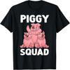 Funny Pig Lover Art For Men Women Kids Piggy Squad Swine Pig T-Shirt