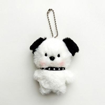 Cartoon Cute Plush Collar Puppy Doll Toys Pendant Backpack Hangings Decoration Gifts