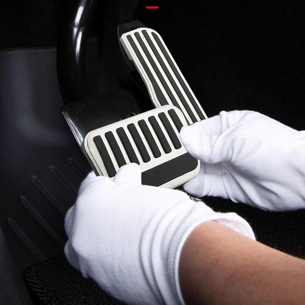 For BYD Seal U Song Plus DM-i EV 2023 2024 2025 Stainless Steel Car Accelerator Brake Pedals Anti-Slip Fuel Foot Pedal Covers