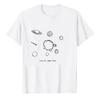 Give Me Some Space Funny Outer Space Planet Asteroid Sketch Graphic Men Modal TShirt Print Soft Lightweight Summer Casual Tops