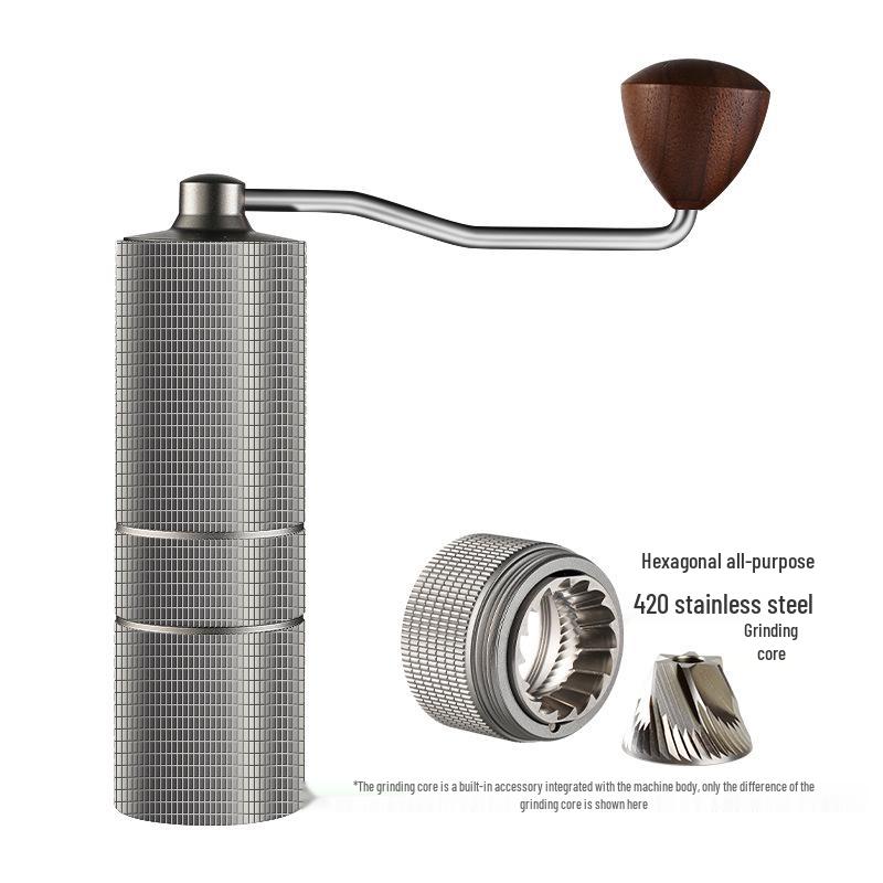 R Series Italian Manual Coffee Grinder: Hand-Grind Machine for Home Brewing.