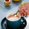 Steel Kitchen Gadget Flatware Coffee Drinking Dessert Spoon Coffee Spoon Stirring Spoons Teaspoon