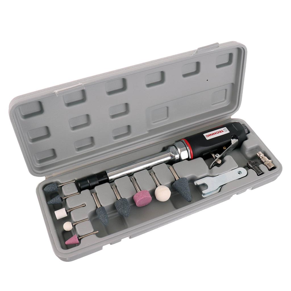 Pneumatic Straight Shank Grinder 6Mm Stone Set Case