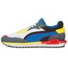Unisex Retro Sneakers White Blue Red Yellow 382044-13