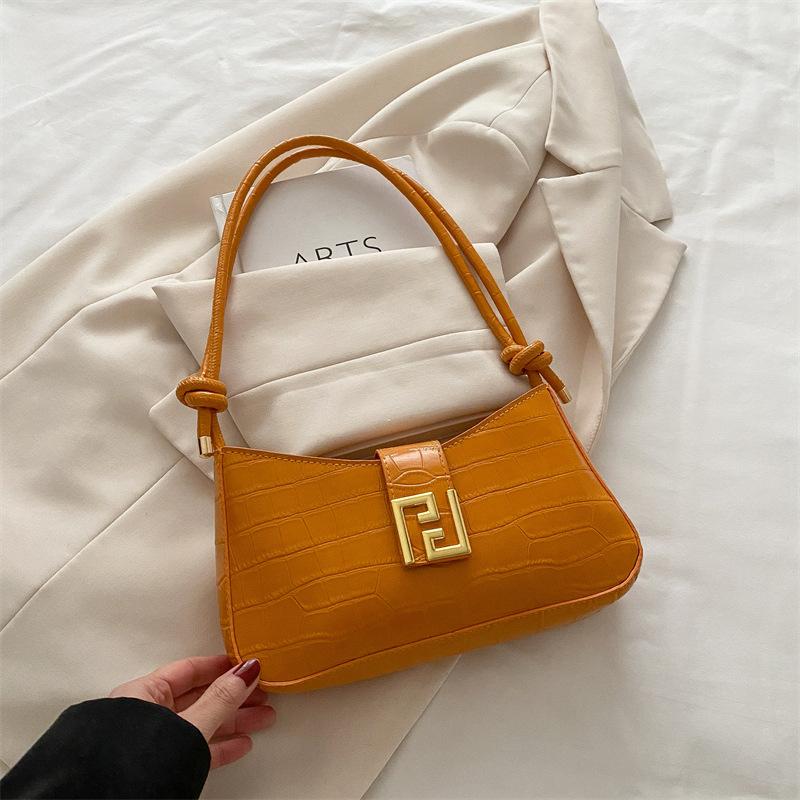 

Премиальный нишевый подмышечный мешок женский 2025 новый весенне-летняя мода универсальная простая наплечная сумка-мессенджер