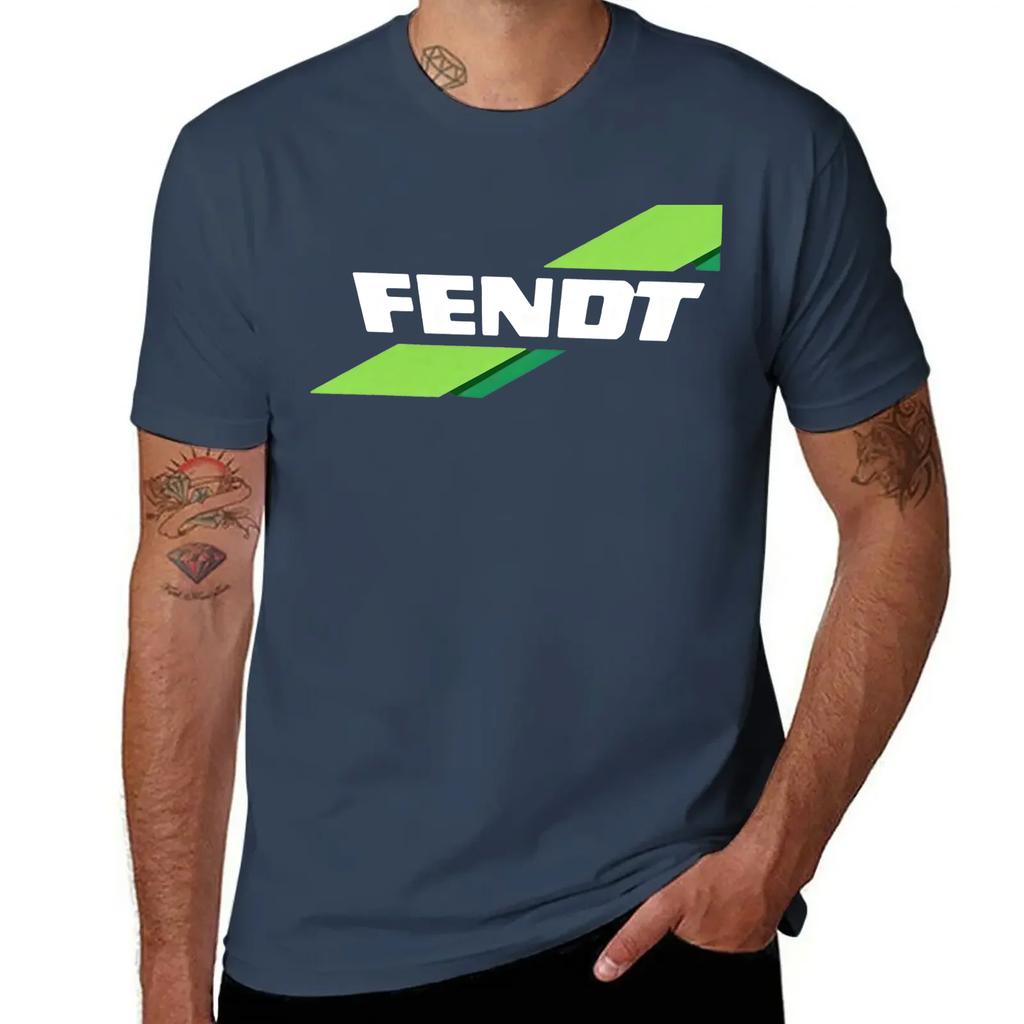 Tees Fendt Agricultural Farming Tractors Unisex Tshirt Casual Cotton Short Sleeve Loose Big Size Unisex Clothes Tops Printed T Shirt