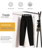 Women's High Waist Loose Cotton-Fleece Carrot Pants - Winter Casual Harem Style