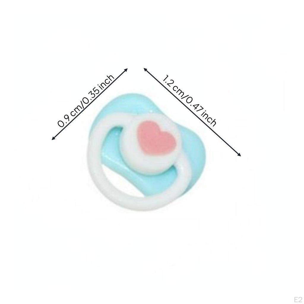 OB11 Doll Pacifier Cute Design Heart Detail Miniature Comfort Item