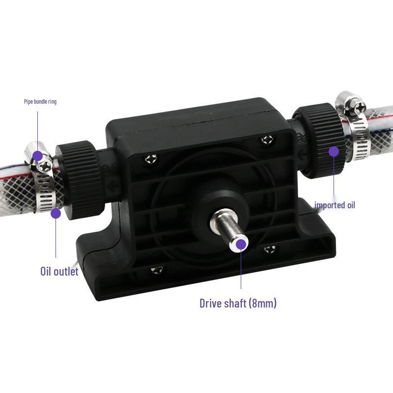 Compact Electric Drill-Driven High Flow Self-Priming Oil & Water Pump