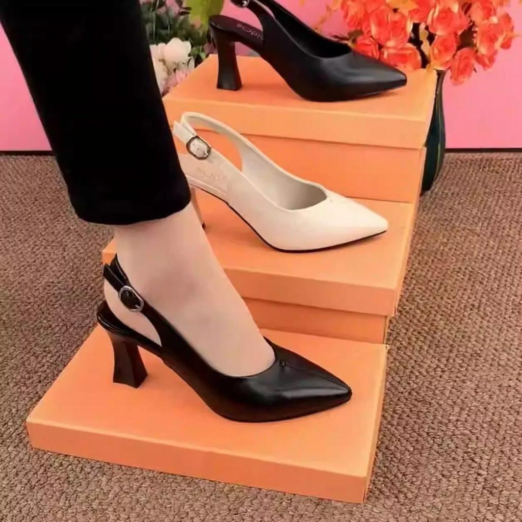 sapatos femininas women cute sweet light weight slip on stiletto heel shoes lady office comfort heel shoes ab672