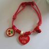 Pet Dog And Cat Collar Color Contrast Woven Summer Fresh Adjustable Love Smiley Face Necklace