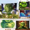 Winter Christmas Grinch Background Cloth,background Decoration, Room, Photo Studio Prop-suitable for Home Decoration, Parties