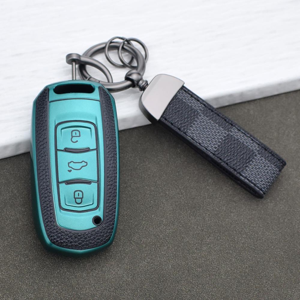 Soft Tpu Leather Remote Car Key Case Full Protection Holder For Geely Atlas Emgrand 7 Nl3 Gx3 Gs Ex7 Gt Gc9 Auto Key Shell Parts