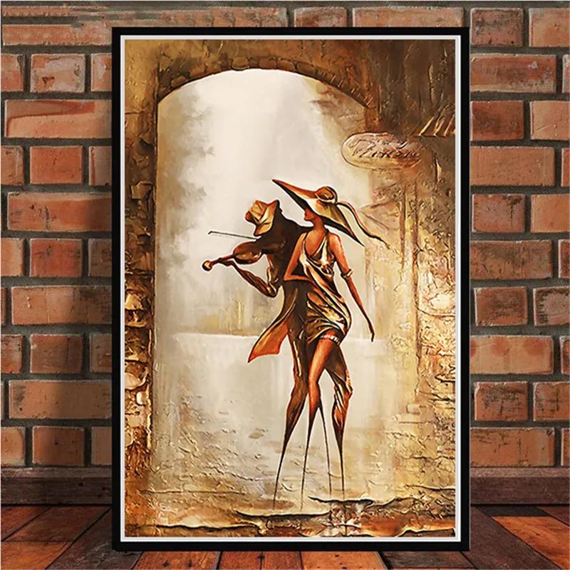 

Замечательная любовь Романтическая пара Домашнее искусство Интересный холст на стене Картина Украшение гостиной Холст Картина Плакат