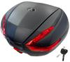 Moretti Trunk, Mr-888, 35L, Black, Red Reflector