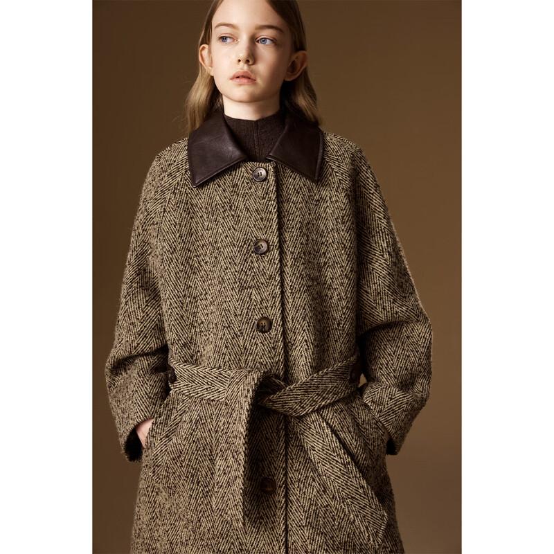 ELLE KIDS Girls' Quilted Raglan Winter Coat