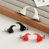 2pcs/Set, Red Devil Horn Hair Clips For Halloween, Creative And Duckbill Clip Hair Accessories, Red Devil Horn Hair Clips