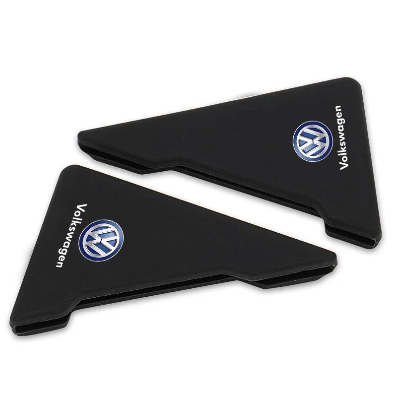 

VW GTI GOLF 2026 Hot For VW VOLKSWAGEN 2pcs Car Door Corner Protection Decals 3D Stickers Car Accessories For Volkswagen CC Golf красный