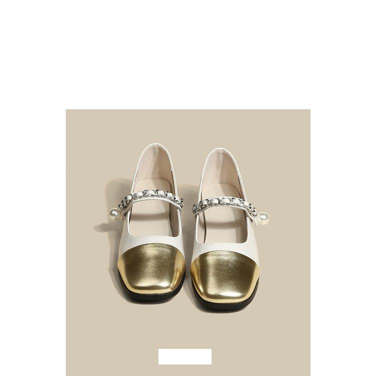

Элегантные серебристые туфли Мэри Джейн, мягкие кожаные туфли, черные осенние туфли с закрытым носком 35