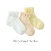 3 Pairs Cotton Girls Socks for Spring Summer Ruffles Mesh Baby Socks Children Baby Little Girl Clothing Cute Accessories