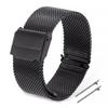 Mailänder Netz-Uhrenarmband 18/20/22mm Schnellwechsel-Armbänder für Seiko für Smartwatch Edelstahl-Armband Herren Damen Handgelenksbänder