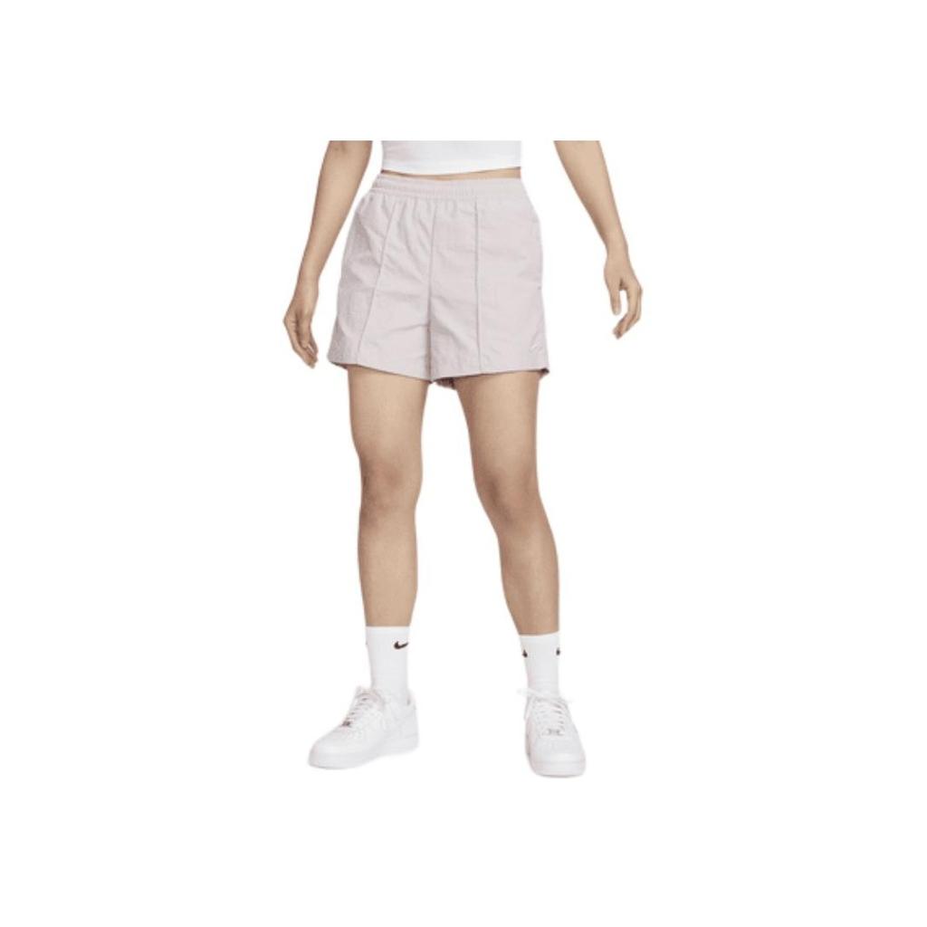 Nike Sportswear Everything Woven Mid-Rise Casual Shorts Women Bottoms Light-Pink FV6623-019
