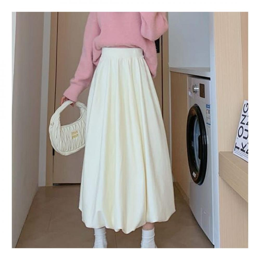 NAvAvA Simple Lovely A Line bAnding Skirt Ns398