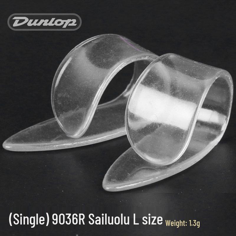 Dunlop Right Hand Fingerstyle Protector Kit: Thumb Pick, Finger Cots, and Artificial Fingernail.