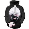 Sweatshirt Tokyo Unisex Ghoul Cosplay Sweater Capuche Sweat Hoodie Pullover