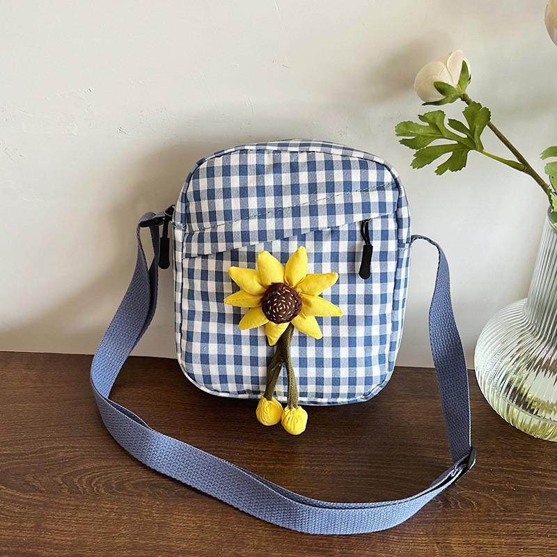 Chic Ins Fashion Small Square Crossbody Bag For Students In Vibrant Colors