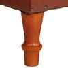 Armchair in Brown Genuine Leather
