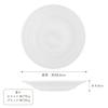 [Official] YAMATSU STANDARD [Linea 28cm Deep Plate, Black] Matte Finish, Glossy Finish, Simple, Dishwasher and Microwave Safe, Porcelain, Commercial U