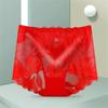 Women Panties Lace Briefs High Waist Underwear Female Intimates Mesh Breathable Underpants