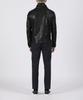 PANICALE Navy Slim Fit Dyed Cotton Pants F-Icpt52