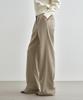 MONGDOL Winter Ver) One-Pleat Wide Slacks Beige Mdpt025Fwbeige