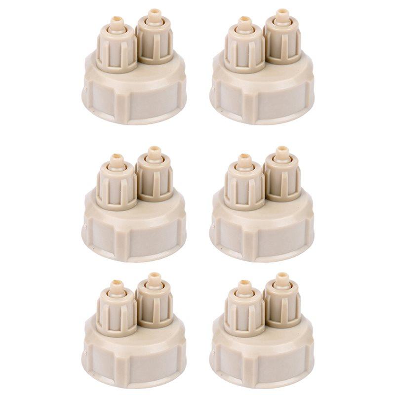 Premium-12X Aquarium CO2 System Generator Bottle Cap Fish Tank Plant Air Diffuser Generator Tool Carbon Dioxide Reactor
