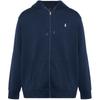 Polo Solid Color Logo Embroidered Zip-Up Long Sleeve Hooded Jacket Men Jackets Dark-Blue 710652313-008