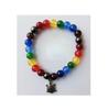 Bracelet with Stones for 7 Chakras, 7 Chakra Stone Bracelet, Kalyan Puja