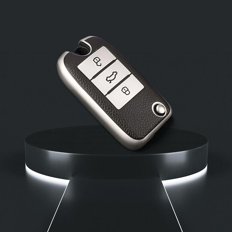 3 Buttons TPU Leather Car Remote Key Case Cover Shell Fob Bag For Roewe RX5 MG3 MG5 MG6 MG7 MG ZS GT GS 350 360 750 Accessories