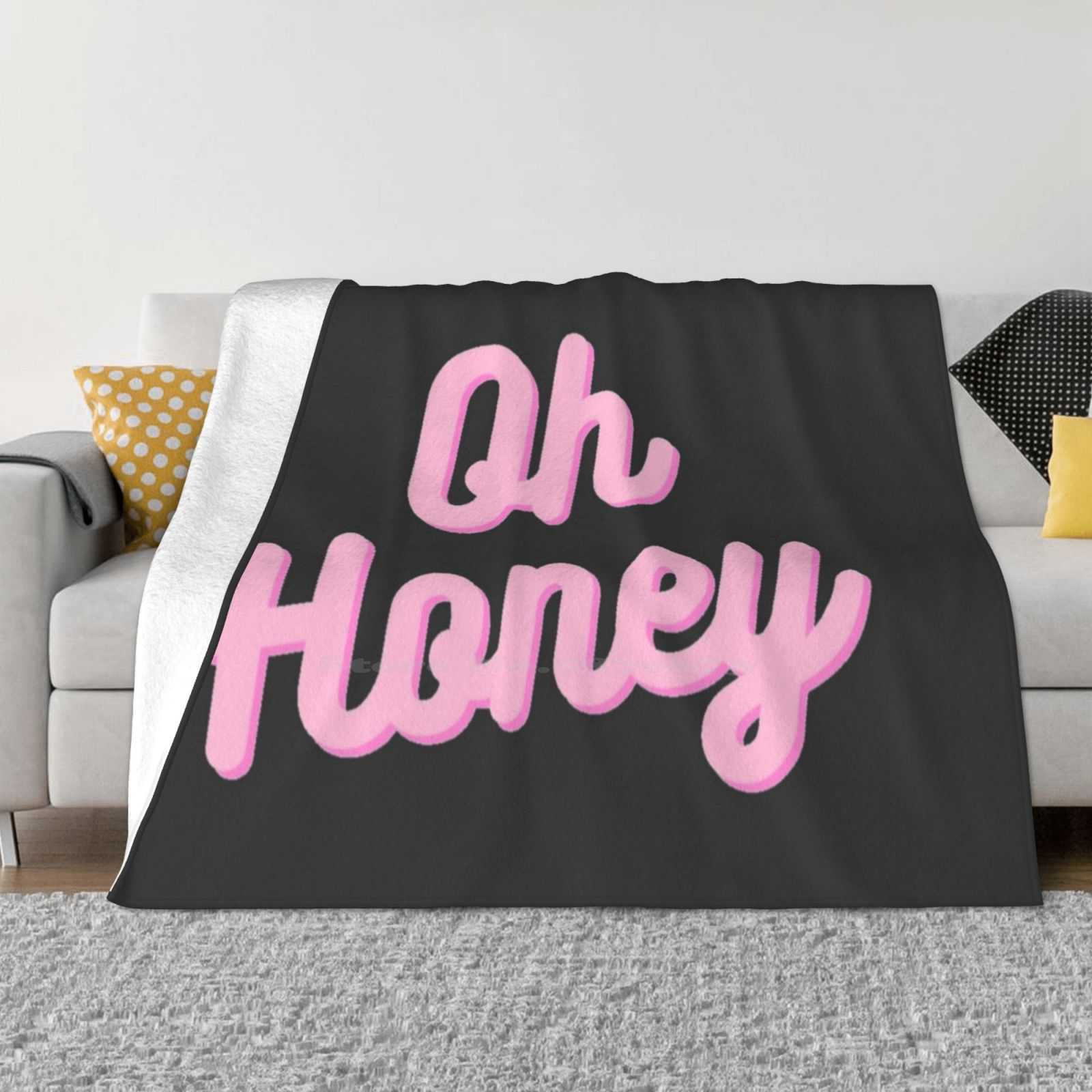 Oh Honey Trixie Mattel Creative Design Comfortable Warm Flannel Blanket Trixie Mattel Rpdr Unhhh Trixie And Katya Oh Honey 30x40in