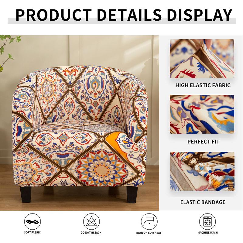 Huse pentru scaune de club Huse pentru fotolii elastice Huse pentru scaune pentru cada tipărite Huse pentru canapea Huse pentru canapea Spandex pentru contor de bar camera de zi