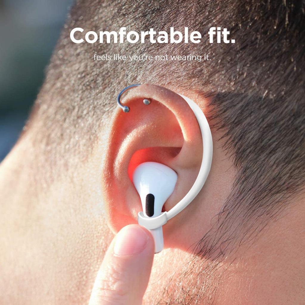 1 Pair Silicone Anti-lost Silicone Ear Hook for Apple Air Pods 4 3 2 1 Pro Sports Anti-drop Ear Hook Wireless Earphone Ear Hooks