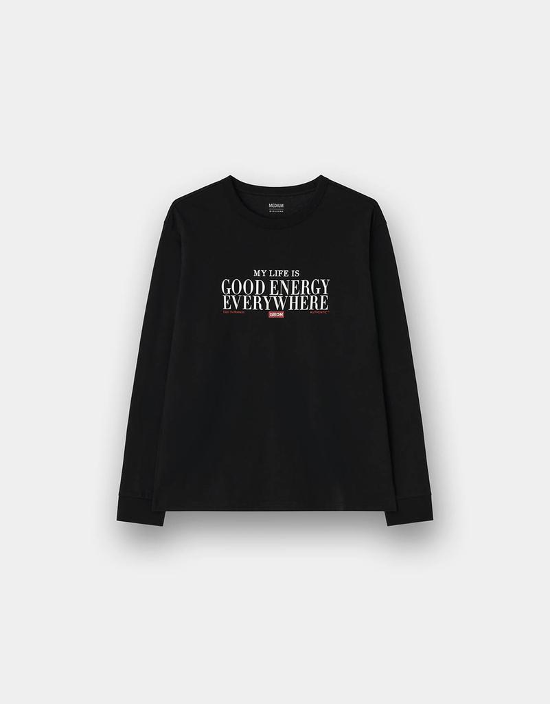 GIORDANO Loose Fit Graphic Long Sleeve Tee (Ringer/Gdrn) 395914 [6 Colors]