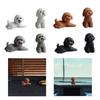 Dog Miniature Figurine Small Sculpture for Cabinet Living Room Office